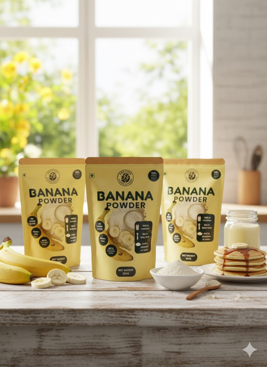 DARVESH SUPER FOODS I  NATURAL BANANA POWDER (250G)